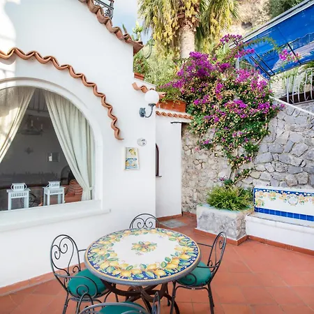 Charming Villa, With Terrace Overlooking The Sea, Amalfi Coast Villa